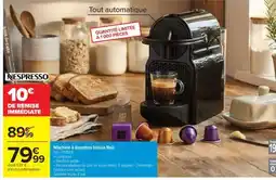 Carrefour Machine à dosettes Inissia Noir offre