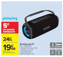 Carrefour Enceinte sans fil offre