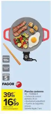 Carrefour Plancha coréenne offre