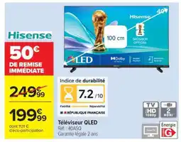 Carrefour Téléviseur QLED offre