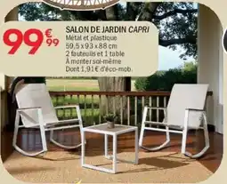 La Foir'Fouille Salon de jardin capri offre