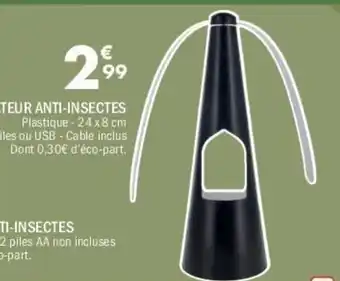 La Foir'Fouille Ventilateur anti-insectes offre