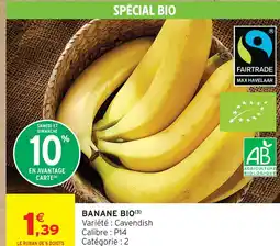 Intermarché Hyper Banane bio offre