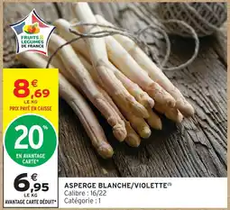 Intermarché Hyper Asperge blanche/violette offre