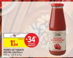 Intermarché Hyper Pietro castelli purée de tomate offre