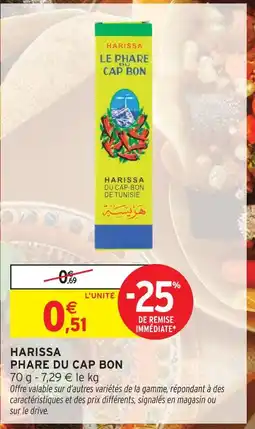 Intermarché Hyper Le phare du cap bon harissa offre