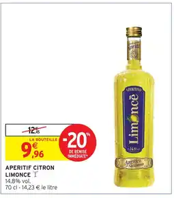 Intermarché Hyper Limoncè aperitif citron offre