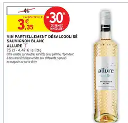 Intermarché Hyper Allure vin partiellement désalcoolisé sauvignon blanc offre