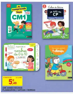 Intermarché Hyper Flammarion / nathan / bordas une année reussie offre