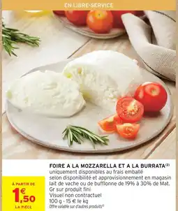 Intermarché Express Mozzarella offre