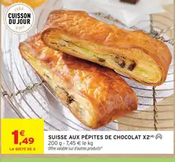 Intermarché Suisse aux pépites de chocolat offre