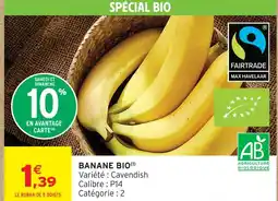Intermarché Express Banane bio offre