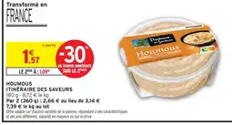 Intermarché Itinéraire des saveurs houmous offre