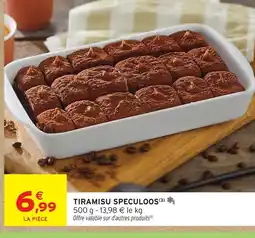 Intermarché Tiramisu speculoos offre