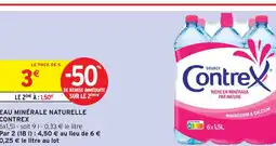 Intermarché Contrex eau minérale naturelle offre