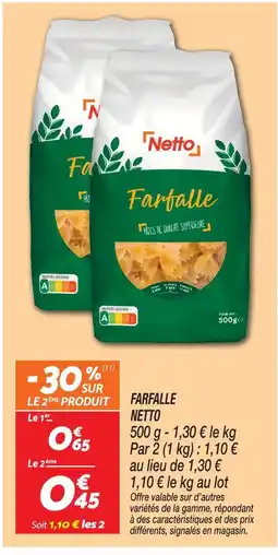 Netto Netto farfalle offre