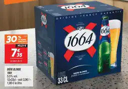 Netto 1664 bière blonde offre
