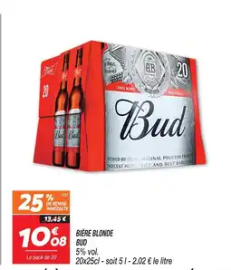 Netto Bud bière blonde offre