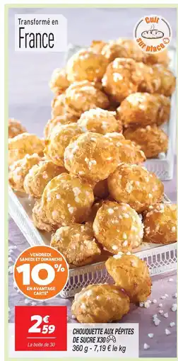 Netto Chouquette aux pépites de sucre x30 offre