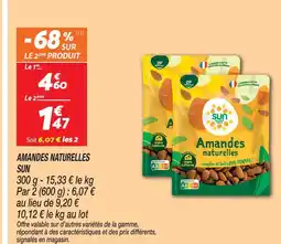 Netto Sun amandes naturelles offre