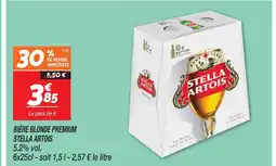 Netto Stella artois bière blonde premium offre