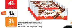 Netto Kinder barre chocolatée chocolat au lait offre
