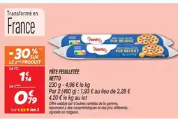 Netto Netto pâte feuilletée offre