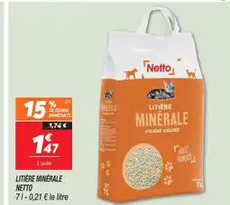 Netto Netto litière minérale offre