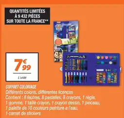 Netto Coffret coloriage offre