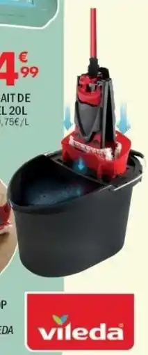 La Foir'Fouille VILEDA Seau + mop ultramax 2 en 1 offre
