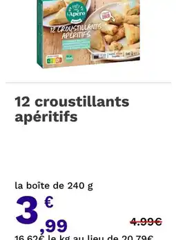 Picard 12 croustillants aperitifs offre
