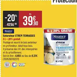 Bricorama NUANCE Saturateur xtrem terrasses offre