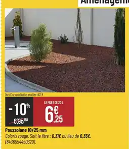 Bricorama Pouzzolane 10/25 mm offre