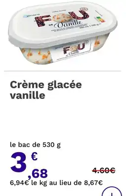 Picard Crème glacée vanille offre