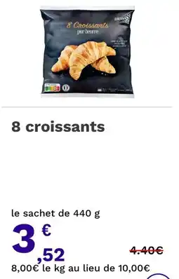Picard 8 croissants offre