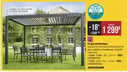 Bricorama Pergola bioclimatique offre
