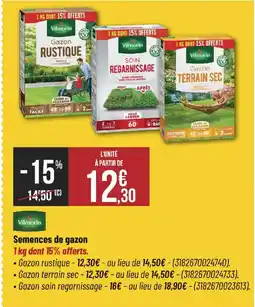Bricorama VILMORIN Semences de gazon offre