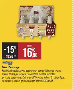 Bricorama Cône d'arrosage offre