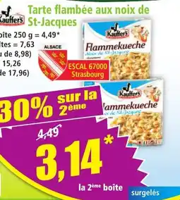 Norma Tarte flambée aux noix de St-Jacques offre