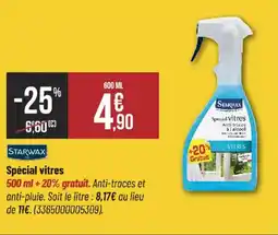 Bricorama STARWAX Spécial vitres offre