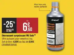 Bricorama HELVET Décrassant surpuissant MU Sols offre