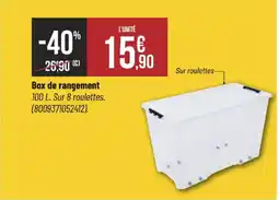 Bricorama Box de rangement offre