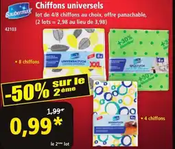 Norma Saubermax Chiffons universels offre