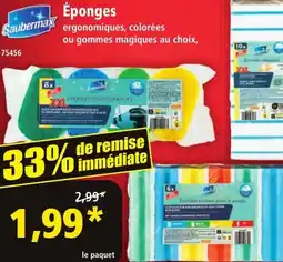 Norma Saubermax Éponges offre