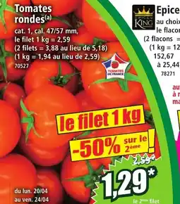 Norma Tomates rondes(a) offre