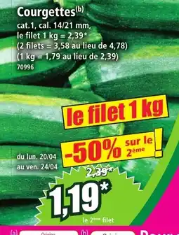 Norma Courgettes(b) offre
