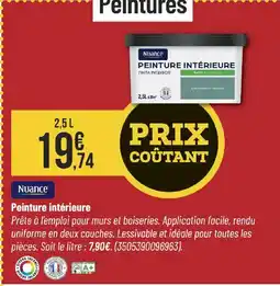Bricorama NUANCE Peinture intérieure offre