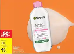 Carrefour Drive Garnier - eau micellaire offre