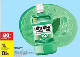 Carrefour Drive Listerine - bain de bouche offre