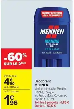Carrefour Drive Mennen - déodorant offre